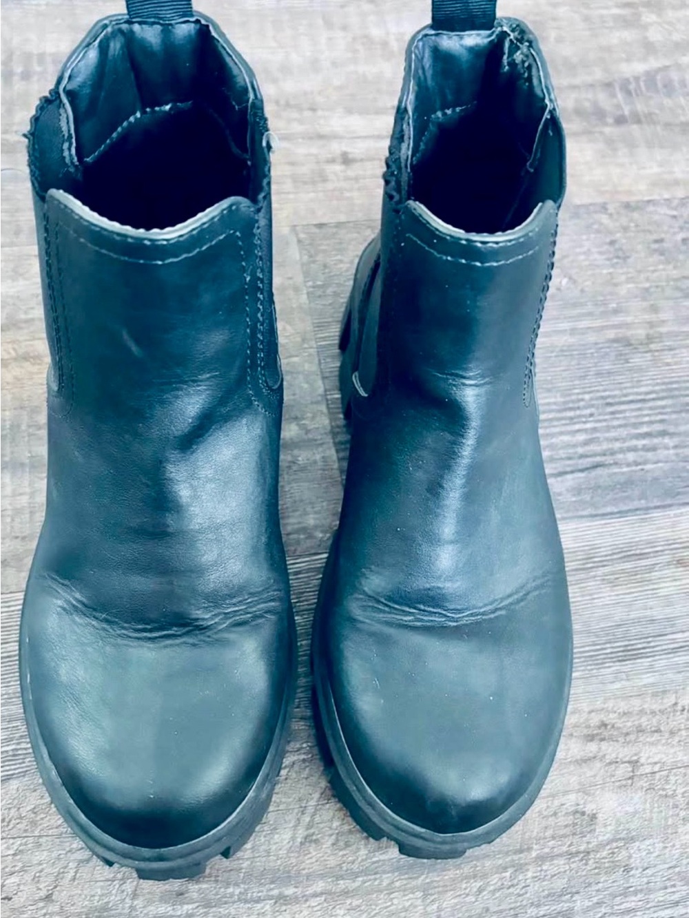 Women’s Black Chelsea Boots - Comfort Slip-On Ankle Shoes - Picture 2 of 7